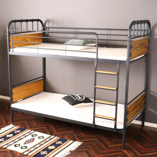 2段ベッド ベッドフレーム スチール 木製 おしゃれ 木製 北欧 ベッド かわいい パイプベッド 西海岸 子供用 大人用 キッズ 子供部屋(代引不可)