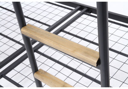 2段ベッド ベッドフレーム スチール 木製 おしゃれ 木製 北欧 ベッド かわいい パイプベッド 西海岸 子供用 大人用 キッズ 子供部屋(代引不可)