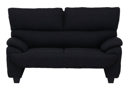 ソファ ハイバックソファ 2人掛け 幅164 ブラック ベージュ おしゃれ 北欧 ファブリック カフェ ソファー sofa 二人掛け 2P ローソファ フロアソファ かわいい(代引不可)