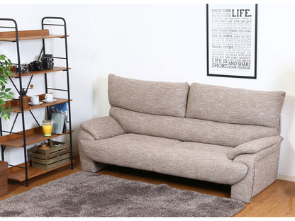 ソファ ハイバックソファ 3人掛け 幅200 ブラック ベージュ おしゃれ 北欧 ファブリック カフェ ソファー sofa 三人掛け 3P ローソファ フロアソファ かわいい(代引不可)