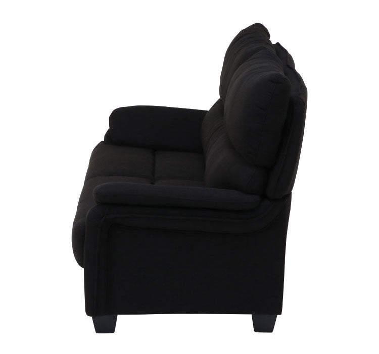 ソファ ハイバックソファ 3人掛け 幅200 ブラック ベージュ おしゃれ 北欧 ファブリック カフェ ソファー sofa 三人掛け 3P ローソファ フロアソファ かわいい(代引不可)