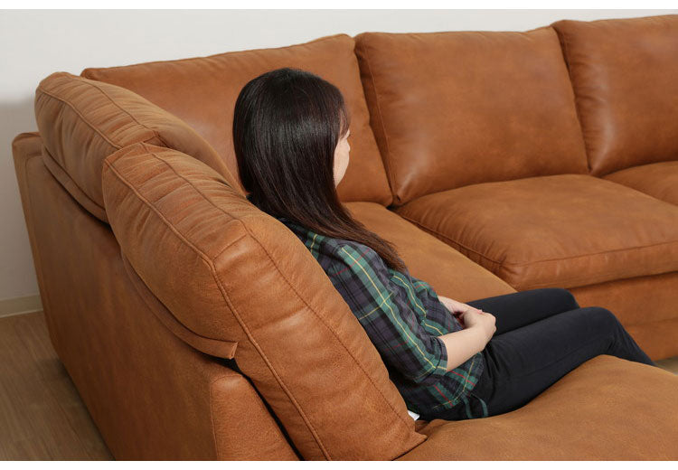 ソファ カウチソファ 3人掛け 4人掛け 幅300 おしゃれ 北欧 超大型 レザー 合皮 カフェ ソファー sofa 三人掛け 2.5P ローソファ フロアソファ かわいい(代引不可)