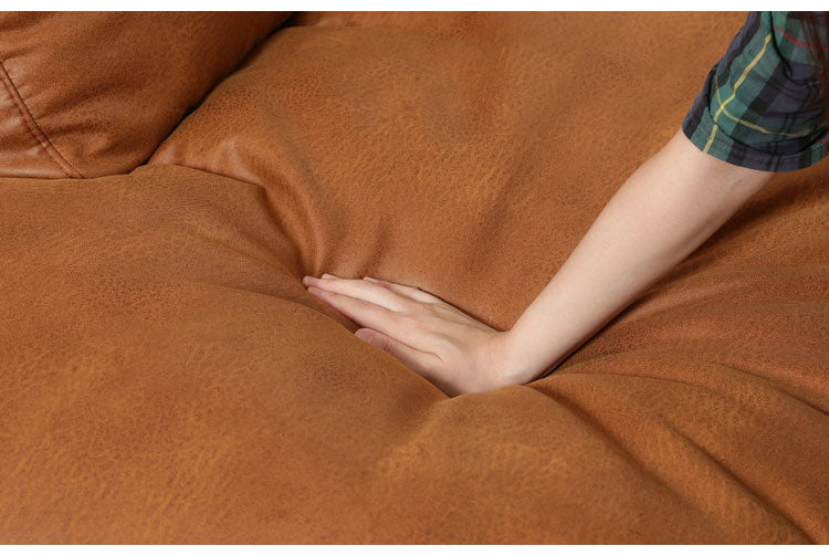 ソファ カウチソファ 3人掛け 4人掛け 幅300 おしゃれ 北欧 超大型 レザー 合皮 カフェ ソファー sofa 三人掛け 2.5P ローソファ フロアソファ かわいい(代引不可)