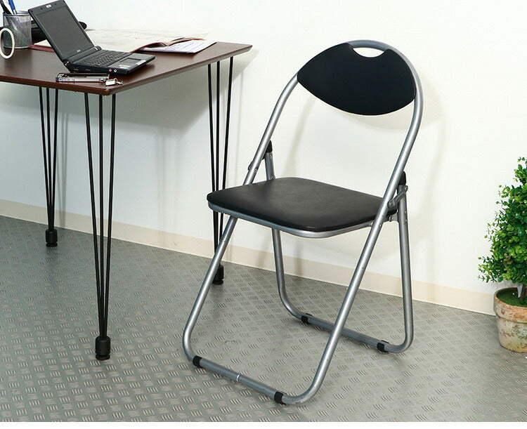 パイプ椅子 折り畳み椅子 6脚セット 会議 軽量 パイプイス 折り畳みイス ミーティングチェア 会議椅子 会議イス セミナー 簡易イス(代引不可)