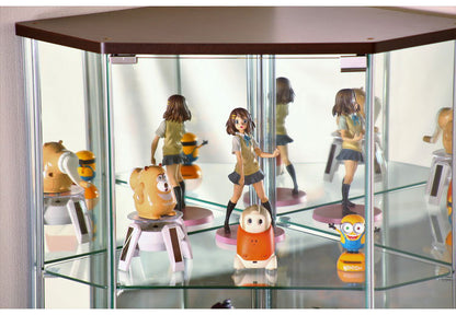 【5%OFF】コレクションケース ガラス コレクションボード コレクションラック 幅72 コーナータイプ 大型 ショーケース フィギュア ディスプレイラック ケース おしゃれ(代引不可)