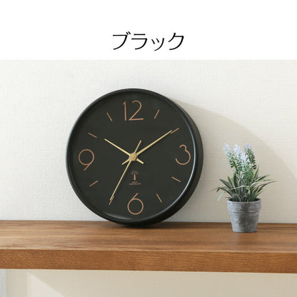 電波掛時計 直径25.5cm 乾電池式 壁掛け時計 電波時計 軽量 静音 モダン 北欧 おしゃれ プレゼント ギフト かわいい インテリア ガラス(代引不可)