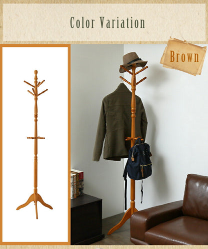 アンティークコートハンガー コートハンガー ハンガーラック ハンガーポール 収納 玄関 アンティーク コート ハンガー 木製