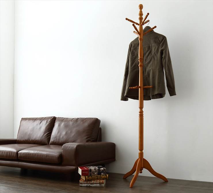 アンティークコートハンガー コートハンガー ハンガーラック ハンガーポール 収納 玄関 アンティーク コート ハンガー 木製