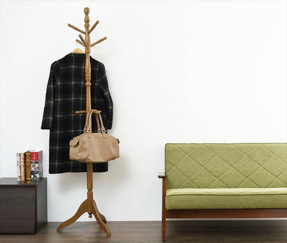 アンティークコートハンガー コートハンガー ハンガーラック ハンガーポール 収納 玄関 アンティーク コート ハンガー 木製