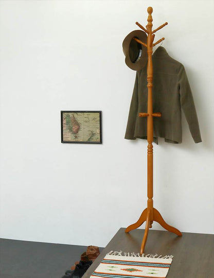 アンティークコートハンガー コートハンガー ハンガーラック ハンガーポール 収納 玄関 アンティーク コート ハンガー 木製