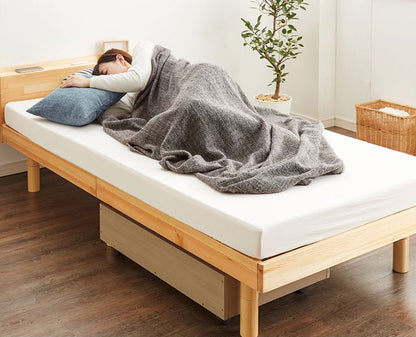 ベッド下収納ボックス 単品 幅70 奥行50 キャスター付き 収納ケース 収納ラック 引き出し収納 ソファー下収納 木製