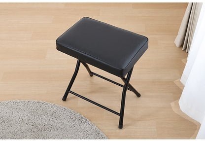 ワイドチェア 折り畳み式 4点セット 肉厚 クッション コンパクト 軽量 キッチン 腰掛け スツール 椅子 ゆったり(代引不可)