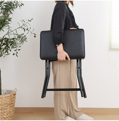 ワイドチェア 折り畳み式 4点セット 肉厚 クッション コンパクト 軽量 キッチン 腰掛け スツール 椅子 ゆったり(代引不可)