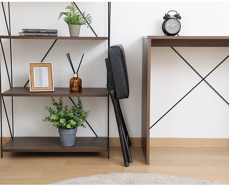 ワイドチェア 折り畳み式 4点セット 肉厚 クッション コンパクト 軽量 キッチン 腰掛け スツール 椅子 ゆったり(代引不可)