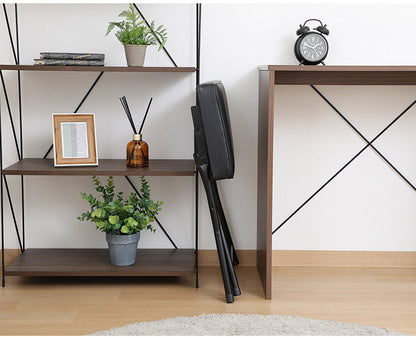 ワイドチェア 折り畳み式 4点セット 肉厚 クッション コンパクト 軽量 キッチン 腰掛け スツール 椅子 ゆったり(代引不可)