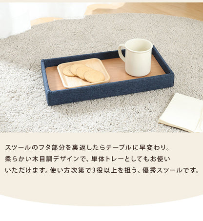 収納スツール スリムタイプ 幅40cm 高さ35cm 収納ボックス 収納ベンチ スツール サイドテーブル ソファ 衣類収納 おもちゃ 片付け ファイル収納 おしゃれ リビング 収納 玄関 BOX