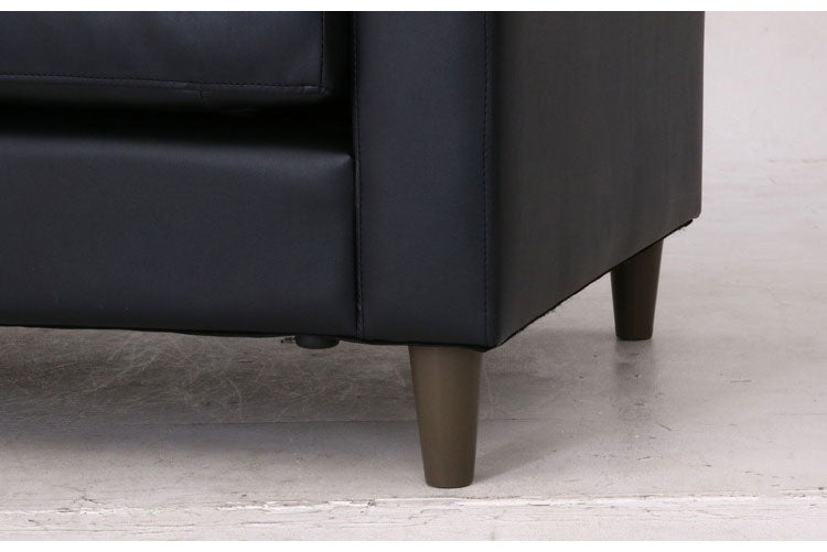 ソファ カウチソファ 3人掛け 幅186 おしゃれ 北欧 レザー 合成皮革 カフェ ソファー sofa 三人掛け 3P ローソファ フロアソファ かわいい(代引不可)