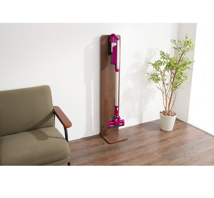 クリーナースタンド スティッククリーナースタンド ダイソン対応 ダイソン dyson 木製 充電 省スペース 立ち置き 壁寄せ クリーナーラック 収納ラック 掃除機立て 掃除機収納 クリーナー収納 コードレスクリーナー
