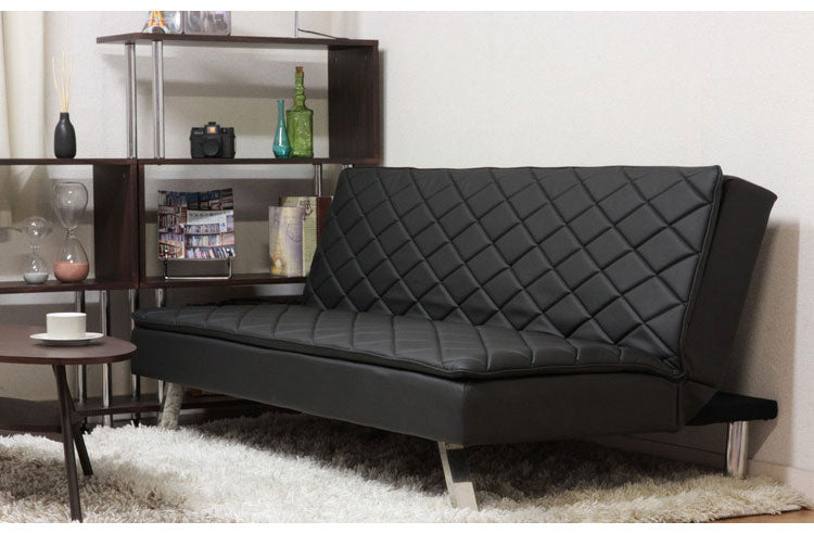 ソファ ソファベッド 3人掛け 幅180 おしゃれ 北欧 レザー 合皮 カフェ ソファー sofa 三人掛け 2.5P ローソファ フロアソファ かわいい(代引不可)