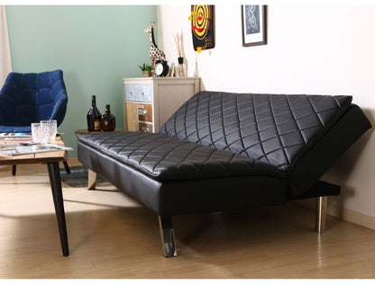 ソファ ソファベッド 3人掛け 幅180 おしゃれ 北欧 レザー 合皮 カフェ ソファー sofa 三人掛け 2.5P ローソファ フロアソファ かわいい(代引不可)