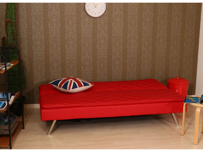 ソファ ソファベッド 3人掛け 幅180 おしゃれ 北欧 レザー 合皮 カフェ ソファー sofa 三人掛け 2.5P ローソファ フロアソファ かわいい(代引不可)