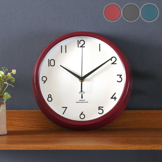 電波掛時計 直径27cm 北欧 おしゃれ シンプル 電波時計 掛け時計 プレゼント ギフト 結婚祝い 新築祝い インテリア雑貨 壁掛け時計 かけ時計(代引不可)