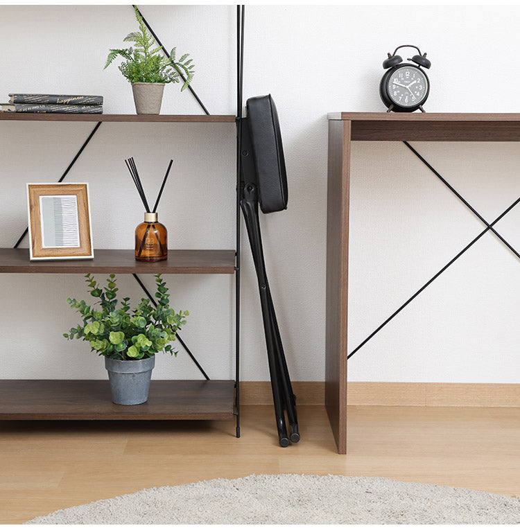 ハイチェア 折り畳み式 4点セット カウンターチェア PUレザー 肉厚 クッション コンパクト 軽量 キッチン 腰掛け スツール 椅子(代引不可)