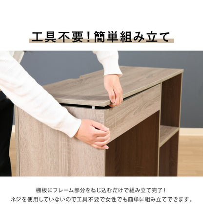 組立簡単 片袖デスク パソコンデスク 幅110 奥行40 高さ74.5 シンプル おしゃれ オフィスデスク 学習デスク 引き出し 木目 木製