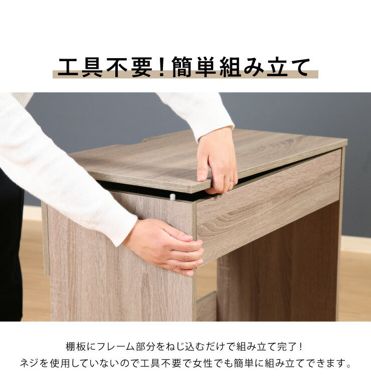 組立簡単 デスク パソコンデスク 幅70 奥行40 高さ74.5 シンプル おしゃれ オフィスデスク 学習デスク 引き出し 木目 木製
