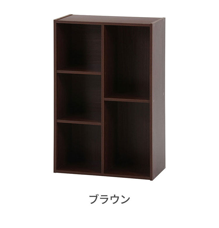 フリーボックス 2列 カラーボックス 収納ボックス A4 収納ケース 2段 3段 多目的 ラック 本棚 書棚 シェルフ テレビ台 収納用品 組み合わせ