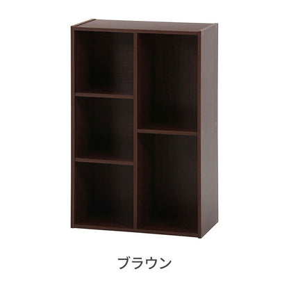 フリーボックス 2列 カラーボックス 収納ボックス A4 収納ケース 2段 3段 多目的 ラック 本棚 書棚 シェルフ テレビ台 収納用品 組み合わせ