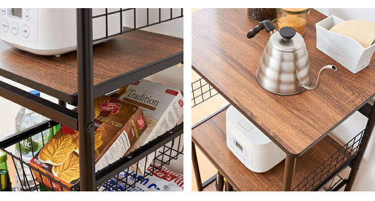 レンジワゴン 幅60cm キャスター付き レンジ台 レンジボード レンジラック キッチンラック ラック キッチン収納 収納(代引不可)