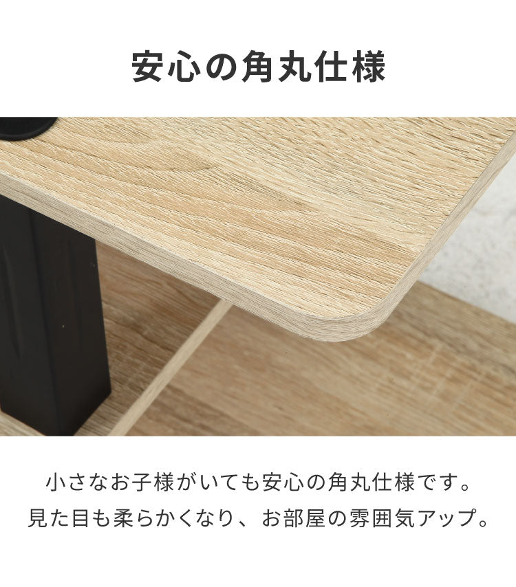 工具不要 テレビ台 キャスター付き 幅80cm オープンラック 木目調 収納家具 テレビボード リビングボード サイドボード TV台 TVボード AV機器 リビング ダイニング