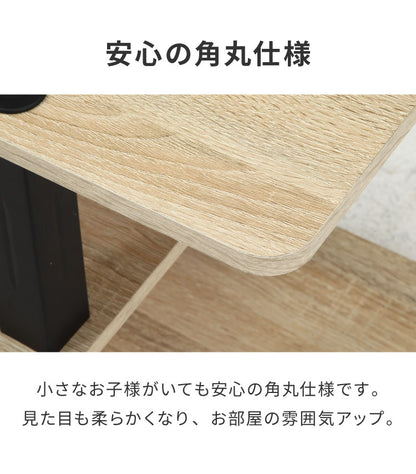 工具不要 テレビ台 キャスター付き 幅80cm オープンラック 木目調 収納家具 テレビボード リビングボード サイドボード TV台 TVボード AV機器 リビング ダイニング