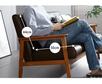 ソファー 1.5人掛けソファ 幅104 ヴィンテージ レザー 1.5人掛けソファー ダイニングチェア ベンチ コンパクトソファー