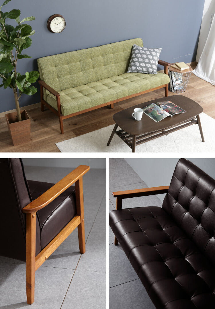 ソファー 3人掛けソファ 幅170 ヴィンテージ レザー 3人掛けソファー 三人掛け ダイニングチェア ベンチ コンパクトソファー