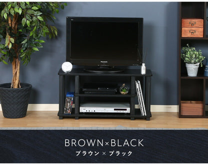 組立簡単 テレビ台 テレビラック 幅80 奥行30 テレビボード ローボード 収納 おしゃれ 棚 木製 木目 リビング スリム コンパクト