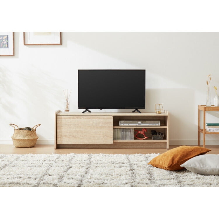 テレビボード 幅120cm テレビ台 扉収納 オープン収納 可動棚 TVボード AV機器 ゲーム機 ラック リビング ダイニング 一人暮らし ファミリー ワンルーム 新生活(代引不可)