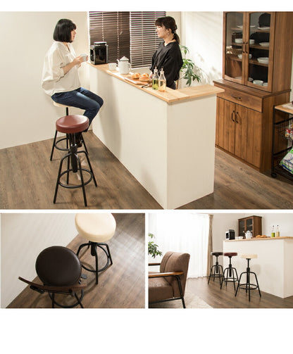 バースツール 回転チェア カウンターチェア バーチェア レトロ モダンチェア ハイチェア レトロ チェア スツール(代引不可)