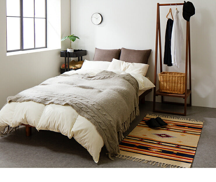 キリム コットンマット 70×120 ラグ ラグマット アジアン インド 玄関マット キッチンマット バスマット 洗える 長方形