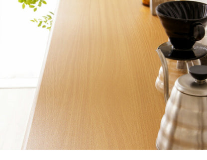 キッチンカウンター サージュ カウンターテーブル 食器棚 引き戸 レンジ台 幅120cm キャスター キッチン収納 木製