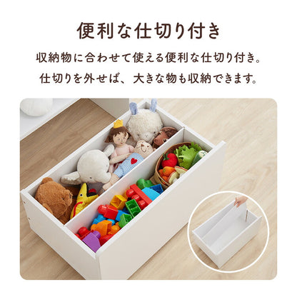 収納 ベンチ キッズ 玄関収納 ベンチチェスト 木目 引き出し キャスター付き リビング 収納 子ども デスク チェア おもちゃ 箱 トイラック ベッドサイド 保育園 幼稚園