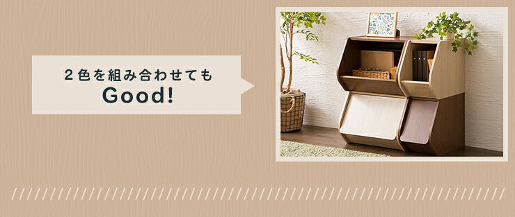 ブロックボックス Klotz スリムタイプ 扉付き 同色2個セット収納ボックス スタックボックス 収納ケース 箱 ケース(代引不可)