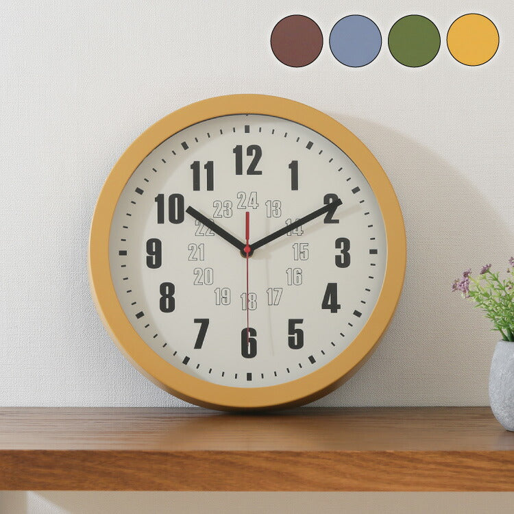 掛時計 直径30cm 掛け時計 ウォールクロック 壁掛け時計 レトロ 北欧 おしゃれ シンプル 子供部屋 子供学習 新生活 一人暮らし インテリア 雑貨(代引不可)