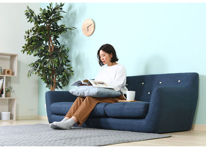 ソファ 3人掛け 幅182 パッチワーク おしゃれ 北欧 ファブリック カフェ ソファー sofa 三人掛け 3P ローソファ フロアソファ かわいい(代引不可)