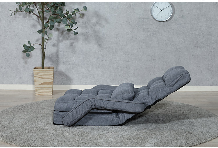 座椅子 リクライニング コンパクト フラット 多機能 肉厚 クッション リビング 折り畳み フロアソファ 椅子 チェア リラックス(代引不可)