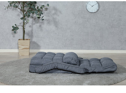 座椅子 リクライニング コンパクト フラット 多機能 肉厚 クッション リビング 折り畳み フロアソファ 椅子 チェア リラックス(代引不可)