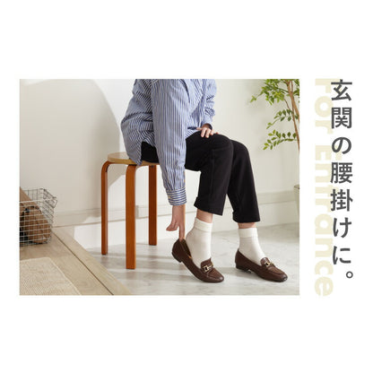 スツール 木製 単品 曲脚イス シンプル ウッド リビング オフィス おしゃれ チェア 椅子 丸いす 丸椅子 丸イス スツール スタッキングチェアー イス いす