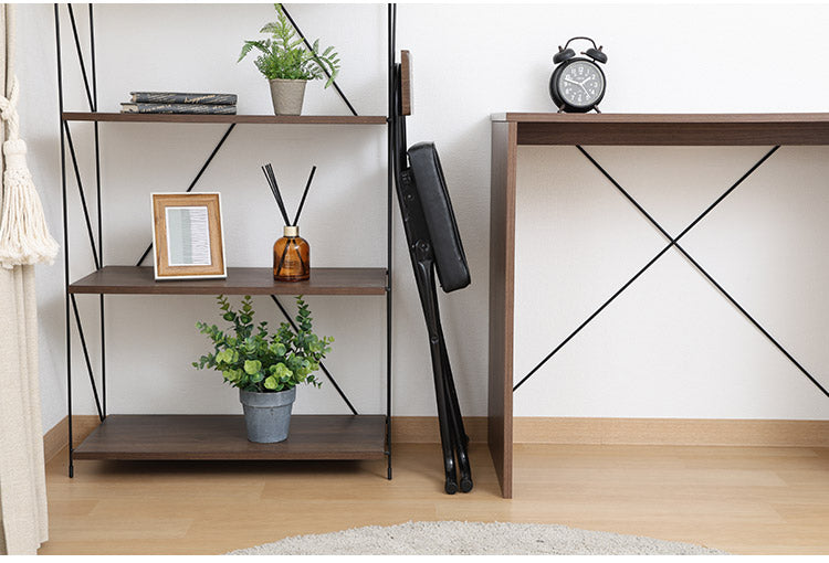 スリムチェア 折り畳み式 4点セット 背もたれ付き 肉厚 クッション コンパクト 軽量 キッチン 腰掛け スツール 椅子(代引不可)