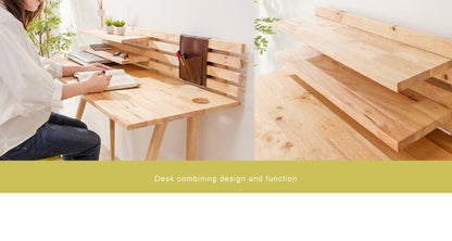 Natural Signature デスクセット 机 在宅ワーク 在宅勤務 テレワーク デスク チェア イス 棚 収納 天然木 アンティーク シンプル モダン 北欧 ナチュラル(代引不可)